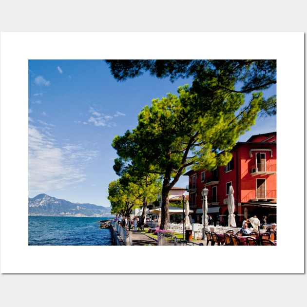 Autumn sunshine on Lake Garda Wall Art by Violaman